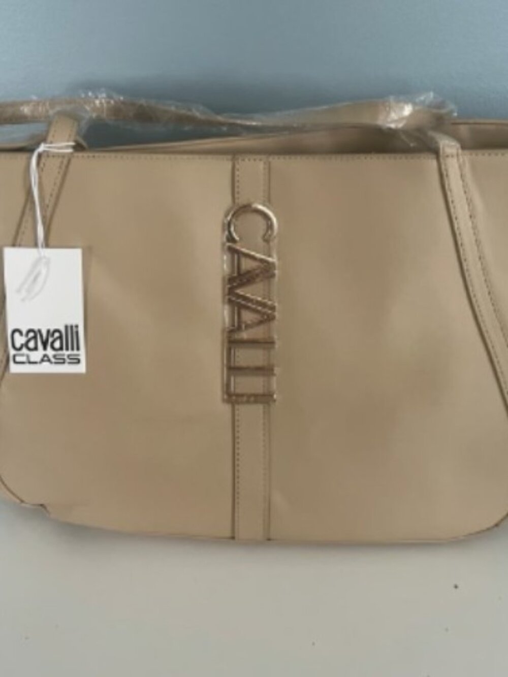 Cavalli Class beige tote